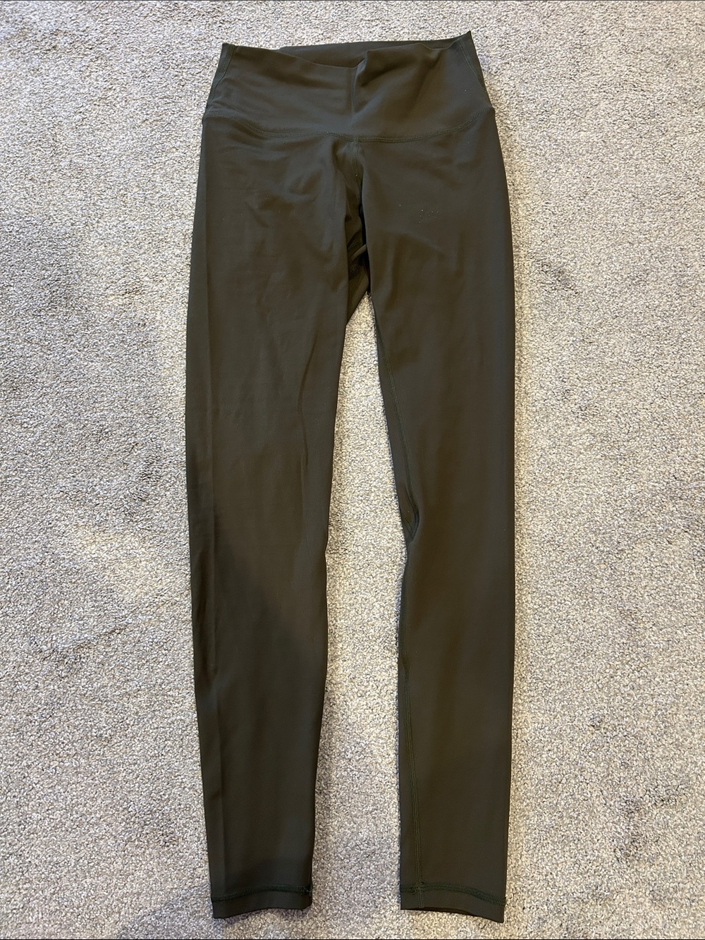 High-Waist Olive Green Leggings